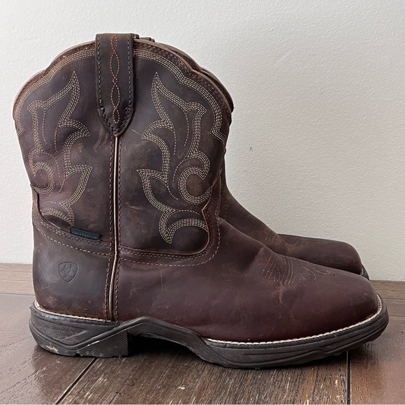 Ariat Anthem Shortie Waterproof Boots western Cowboy Womens size 9.5C - Picture 6 of 11